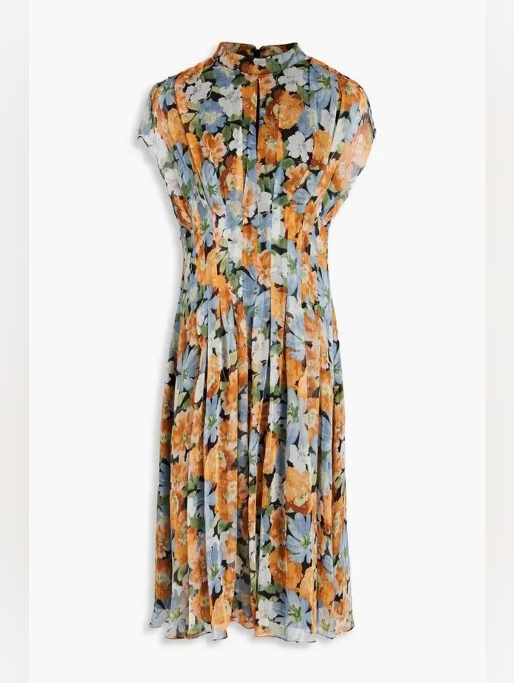 Mikael Aghal | Floral-Print Chiffon Dress